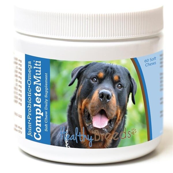 Healthy Breeds Healthy Breeds 192959008890 Rottweiler all in one Multivitamin Soft Chew - 60 Count - 192959008890