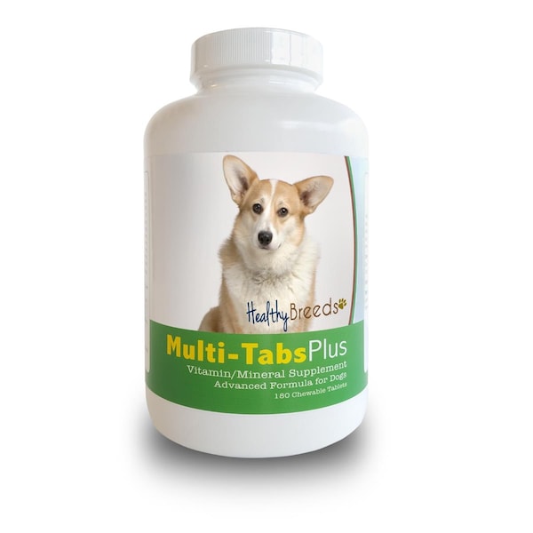 Healthy Breeds Cardigan Welsh Corgi Multi-Tabs Plus Chewable Tablets, 180PK - 840235139970