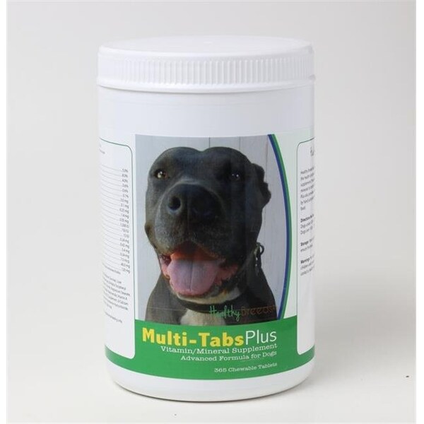 Healthy Breeds Healthy Breeds 840235140566 Pit Bull Multi-Tabs Vitamin Plus Chewable Tablets; 180 Count - 840235140566