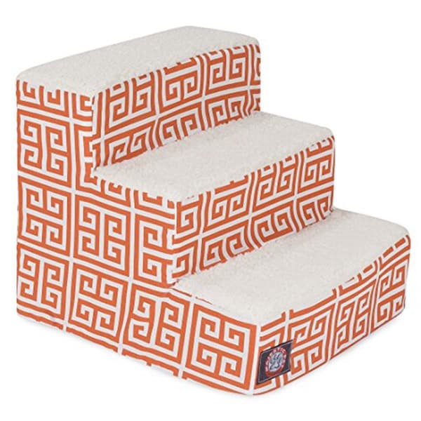 River Soap Co 3 Step Towers Pet Stairs, Orange - 788995675400