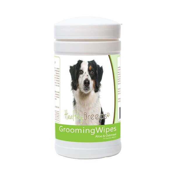 Healthy Breeds Miniature American Shepherd Grooming Wipes, 70PK - 840235182139