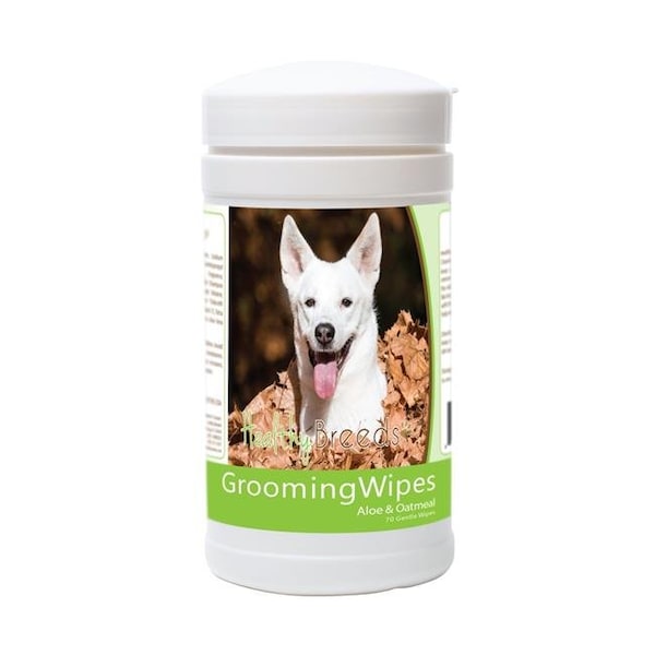 Healthy Breeds Healthy Breeds 840235181651 Canaan Dog Grooming Wipes - 70 Count - 840235181651