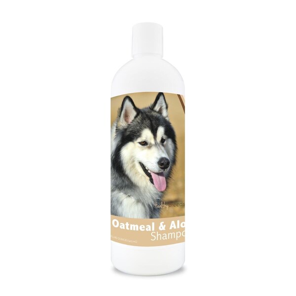 Healthy Breeds 16 oz Siberian Husky Oatmeal Shampoo with Aloe - 840235114413