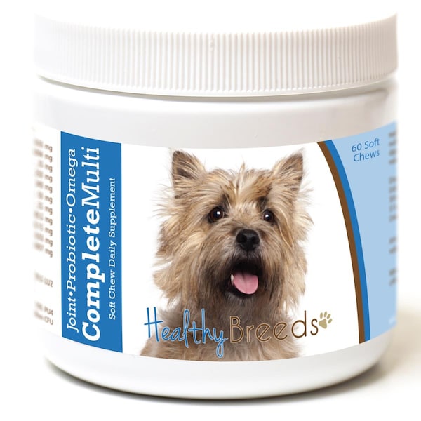Healthy Breeds Cairn Terrier All in One Multivitamin Soft Chew, 60PK - 192959007620