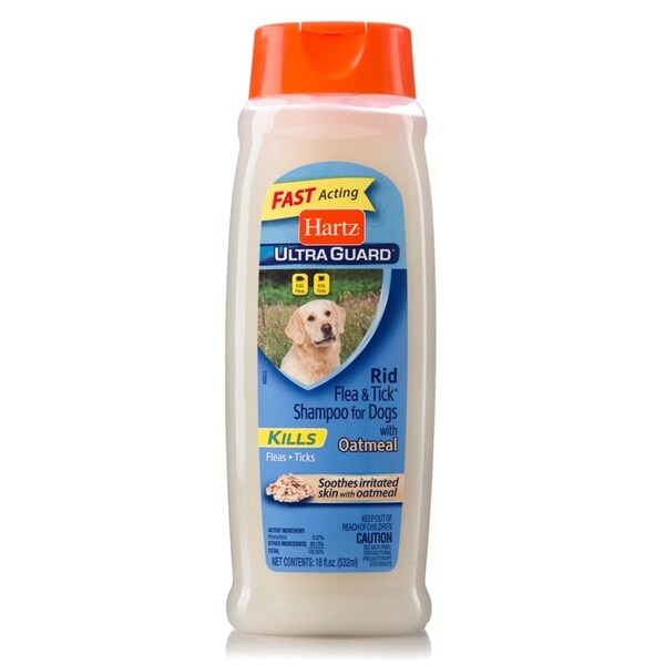 Hartz Flea and Tick Shampoo Ultra Guard Liquid Dog 18 oz - 32700023058