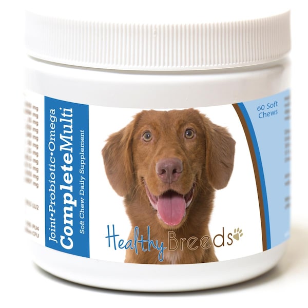Healthy Breeds Nova Scotia Duck Tolling Retriever All in One Multivitamin Soft Chew, 60PK - 192959008620