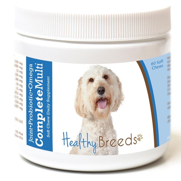 Healthy Breeds Labradoodle All in One Multivitamin Soft Chew, 60PK - 192959008370