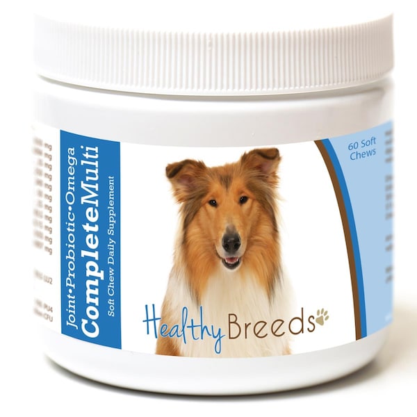 Healthy Breeds Collie All in One Multivitamin Soft Chew, 60PK - 192959007760