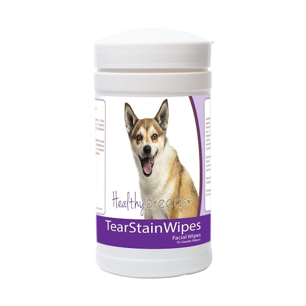 Healthy Breeds Norwegian Lundehund Tear Stain Wipes - 70 Count, 70PK - 840235174905