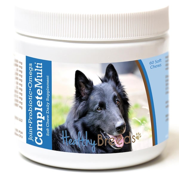 Healthy Breeds Belgian Sheepdog All in One Multivitamin Soft Chew, 60PK - 192959007460
