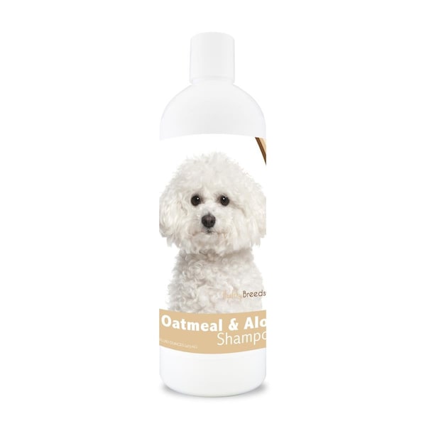 Healthy Breeds 16 oz Bichon Frise Oatmeal Shampoo with Aloe - 840235102595