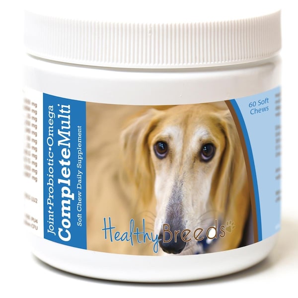 Healthy Breeds Sloughi all in one Multivitamin Soft Chew, 60PK - 192959009064