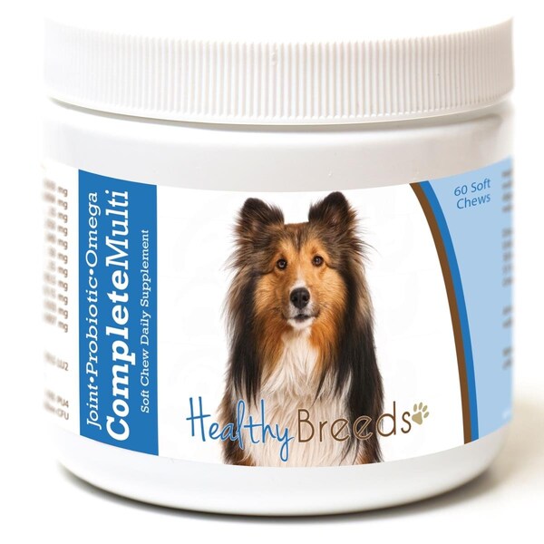 Healthy Breeds Shetland Sheepdog all in one Multivitamin Soft Chew, 60PK - 192959009002