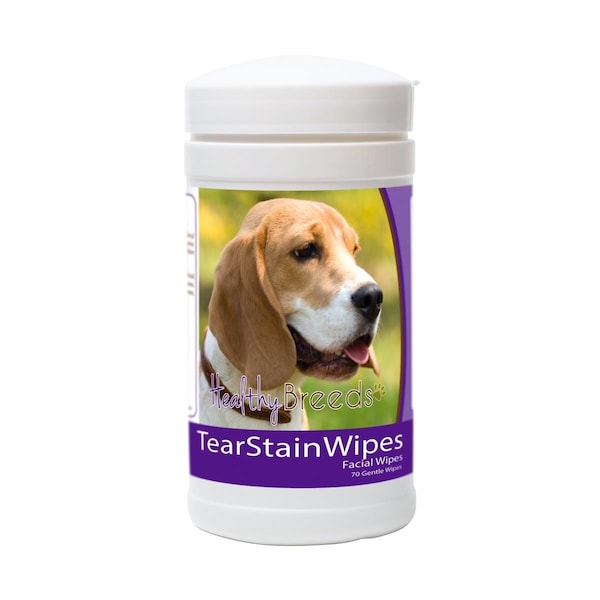 Healthy Breeds Beagle Tear Stain Wipes - 840235151975