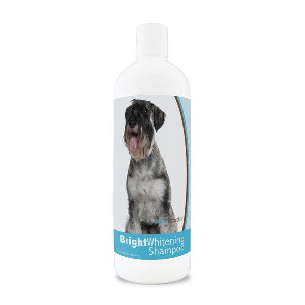 Healthy Breeds 12 oz Standard Schnauzer Bright Whitening Shampoo - 840235114888
