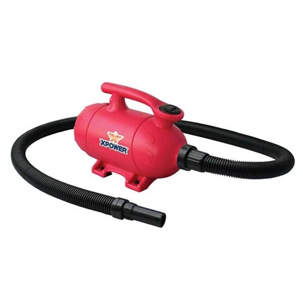 Xpower XPOWER Manufacture B-2-Pink 2 HP Pro at Home Pet Grooming Force Dryer & Vacuum; Pink - B-2-PINK
