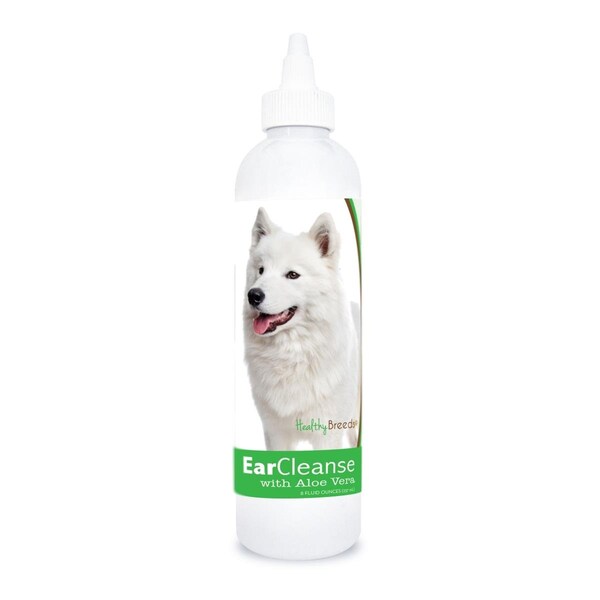 Pamperedpets 8 oz Samoyed Ear Cleanse with Aloe Vera Cucumber Melon - PA3489894