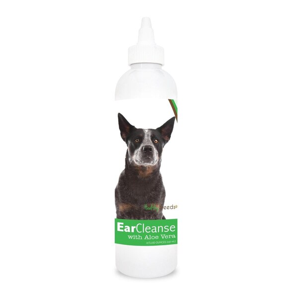 Healthy Breeds 8 oz Australian Cattle Dog Ear Cleanse with Aloe Vera Cucumber Melon - 840235100980