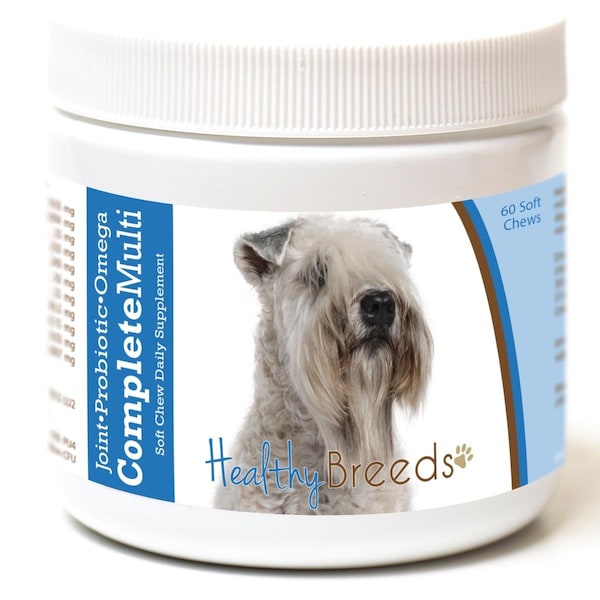 Healthy Breeds Soft Coated Wheaten Terrier all in one Multivitamin Soft Chew, 60PK - 192959008951