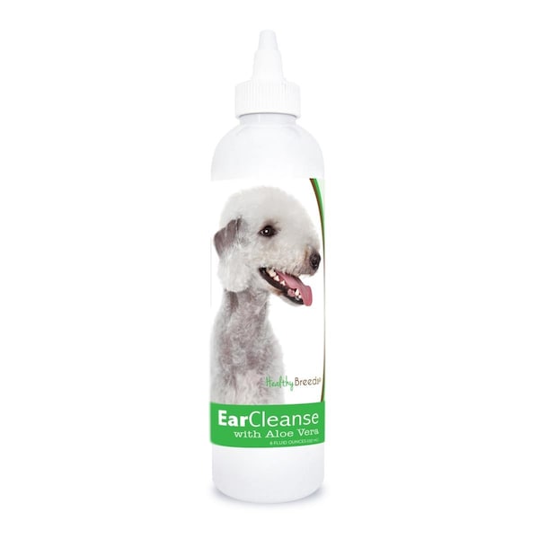 Healthy Breeds 8 oz Bedlington Terrier Ear Cleanse with Aloe Vera Cucumber Melon - 840235196792