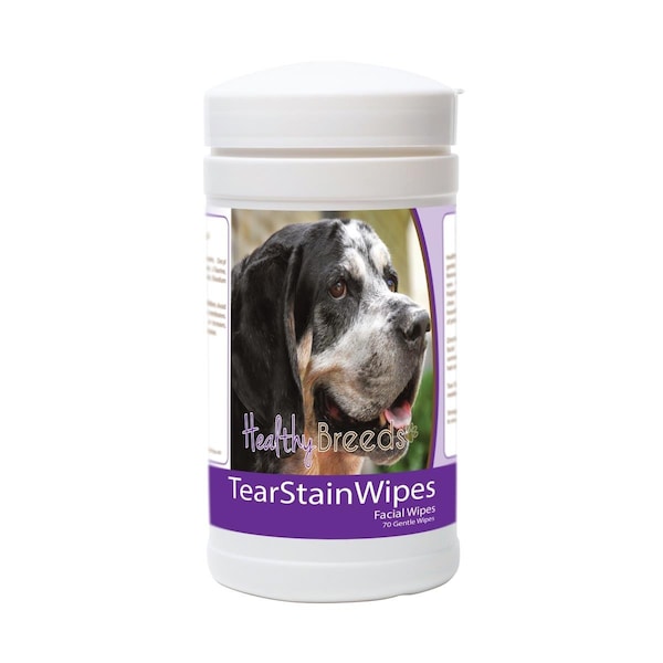 Healthy Breeds Bluetick Coonhound Tear Stain Wipes - 70 Count, 70PK - 840235178873