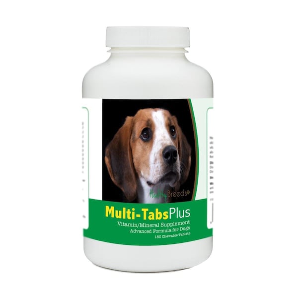 Healthy Breeds American English Coonhound Multi-Tabs Plus Chewable Tablets, 180PK - 840235139676