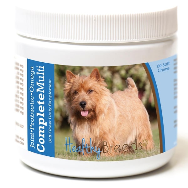Healthy Breeds Norwich Terrier All in One Multivitamin Soft Chew, 60PK - 192959008610