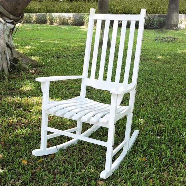 Merry Products Merrick Pet Food MP28260 Traditional Rocking Chair - White - MPG-PT-41110WP