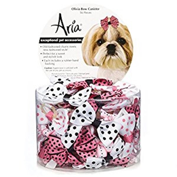 Petedge Aria Olivia Bow Canisters, 58PK - DT8332 56