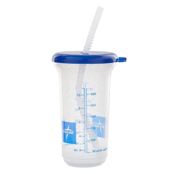 Medline Carafe 16Oz Clear Sprkly Graduated Straw - DYND80552H