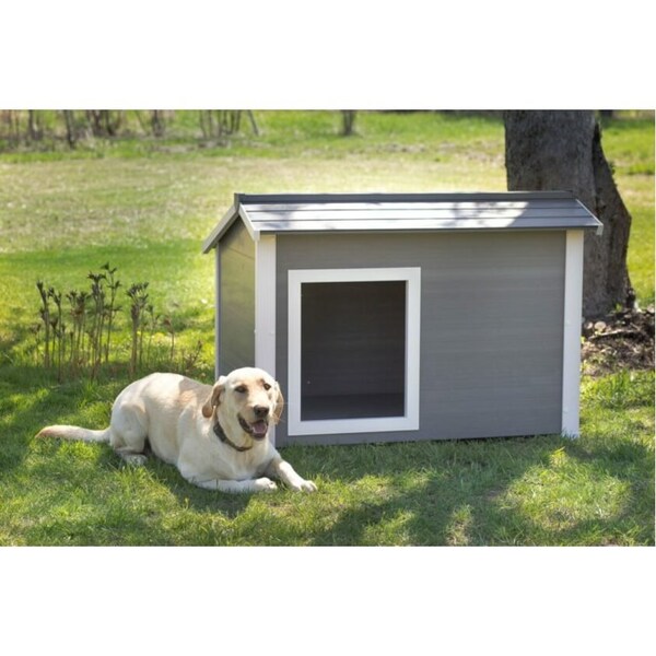 New Age Pet ThermoCore Insulated Canine Cabin dog house, 33x46x35 - ECOH705XL