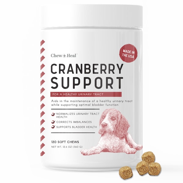 Chew + Heal Cranberry UTI Protection - 120 Chews - CH-CRANBERRY-120