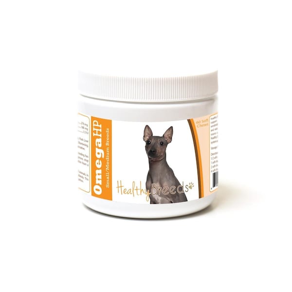 Pamperedpets American Hairless Terrier Omega HP Fatty Acid Skin & Coat Support Soft Chews - PA3491301
