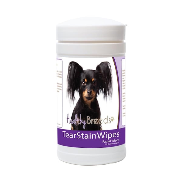 Pamperedpets Russian Toy Terrier Tear Stain Wipes - PA3487581