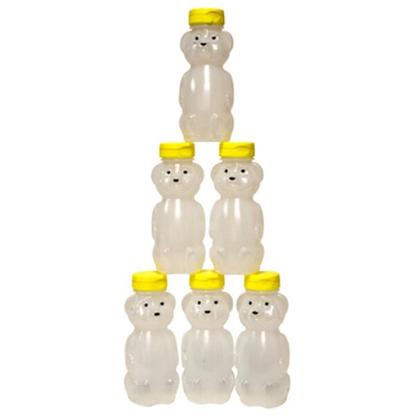 Pamperedpets HONEYJAR-8-6 8 oz. Cute Honey Bear, 6PK - PA3243040