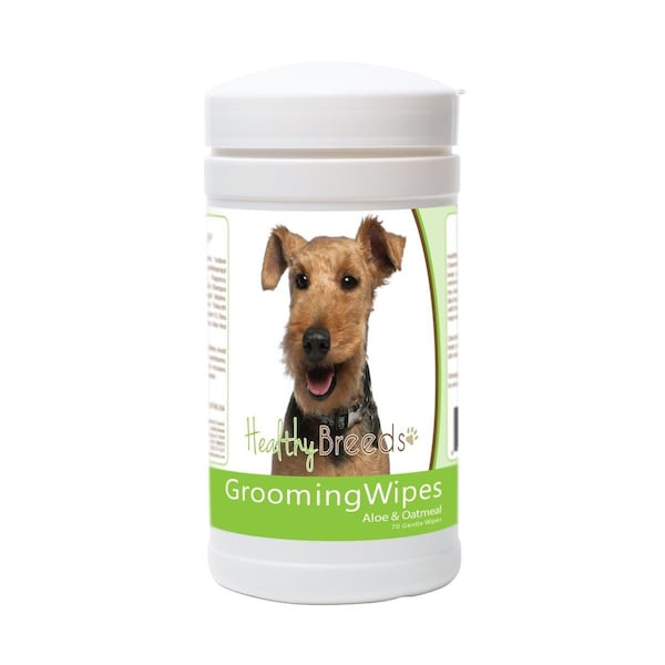 Pamperedpets Welsh Terrier Grooming Wipes - 70 Count - PA3491751