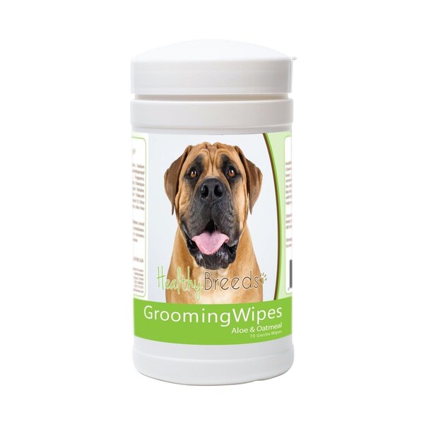 Healthy Breeds Boerboel Grooming Wipes, 70PK - 840235178002