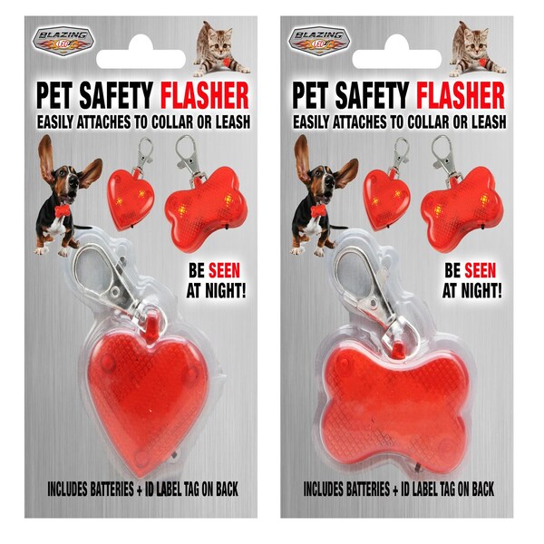 Blazing Ledz Blazing LEDz Pet Safety Flasher 1 pk - 900233