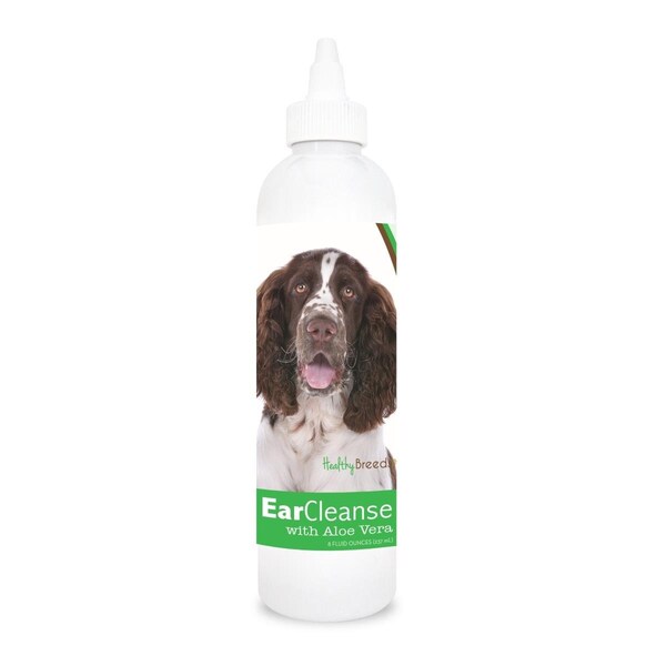 Healthy Breeds 8 oz English Springer Spaniel Ear Cleanse with Aloe Vera Cucumber Melon - 840235106777