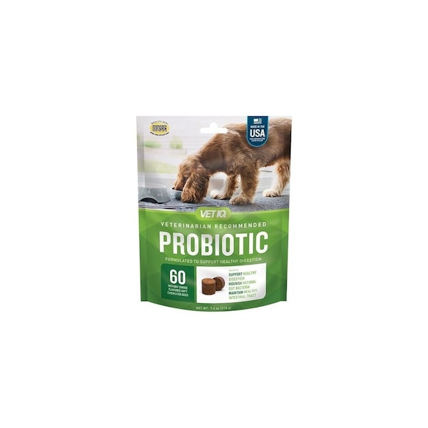 Petiq VetIQ Probiotic Digestive Chew Aids, 60PK - 143