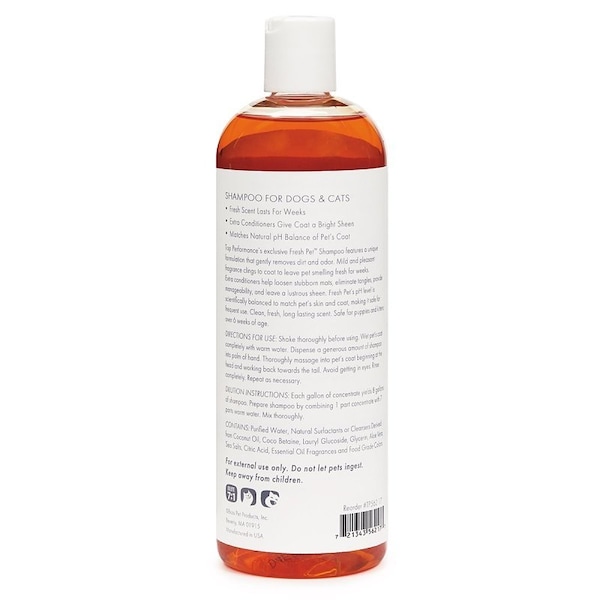 Top Performance TP562-17 Pet Shampoo, Liquid, Red, Fresh, 17 oz, Bottle - TP562 17