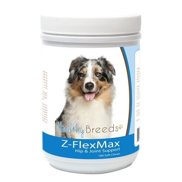 Healthy Breeds Healthy Breeds 840235156208 Australian Shepherd Z-Flex Max Dog Hip & Joint Support - 180 Count - 840235156208