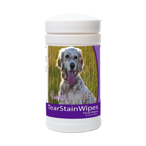 Healthy Breeds English Setter Tear Stain Wipes - 840235152323