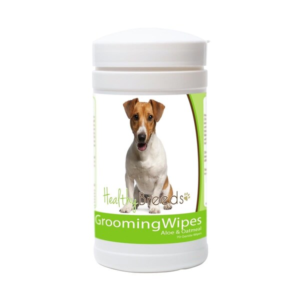 Healthy Breeds Jack Russell Terrier Grooming Wipes - 840235151166