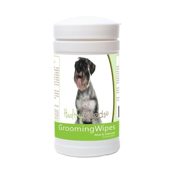 Healthy Breeds Healthy Breeds 840235178101 Standard Schnauzer Grooming Wipes - 70 Count - 840235178101