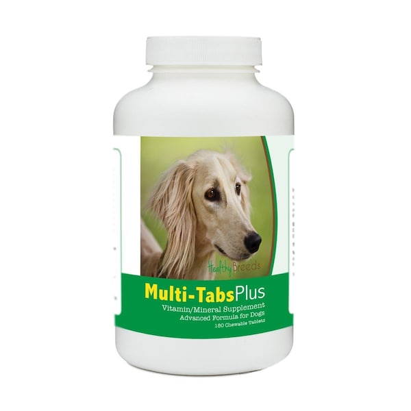 Healthy Breeds Saluki Multi-Tabs Plus Chewable Tablets, 180PK - 840235140702