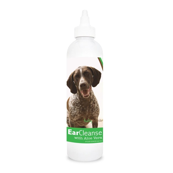 Healthy Breeds 8 oz German Shorthaired Pointer Ear Cleanse with Aloe Vera Cucumber Melon - 840235108440