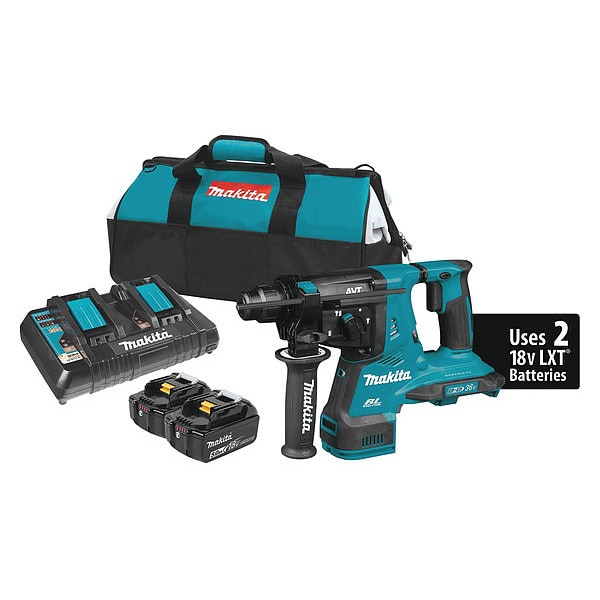 Makita 36V (18V X2) LXT® Brushless 1-1/8" SDS-PLUS Rotary Hammer Kit (5.0Ah) - XRH08PT