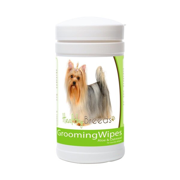 Healthy Breeds Yorkshire Terrier Grooming Wipes - 840235151296