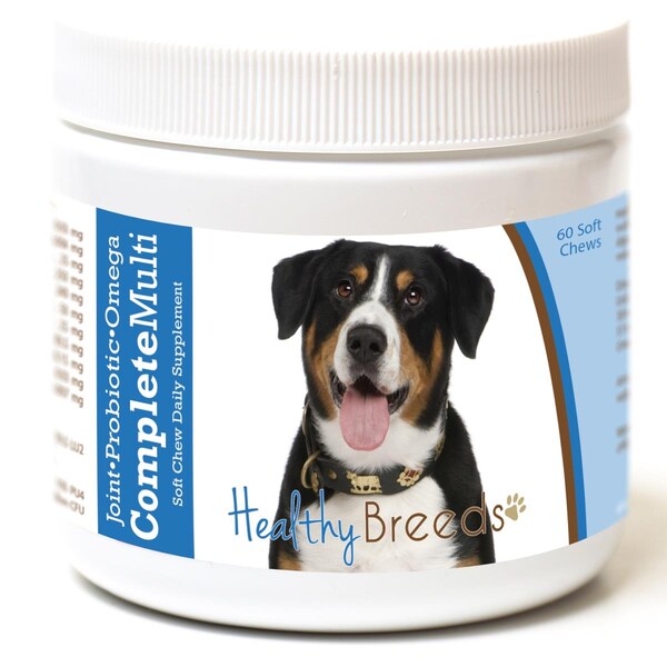 Healthy Breeds Entlebucher Mountain Dog All in One Multivitamin Soft Chew, 60PK - 192959007950